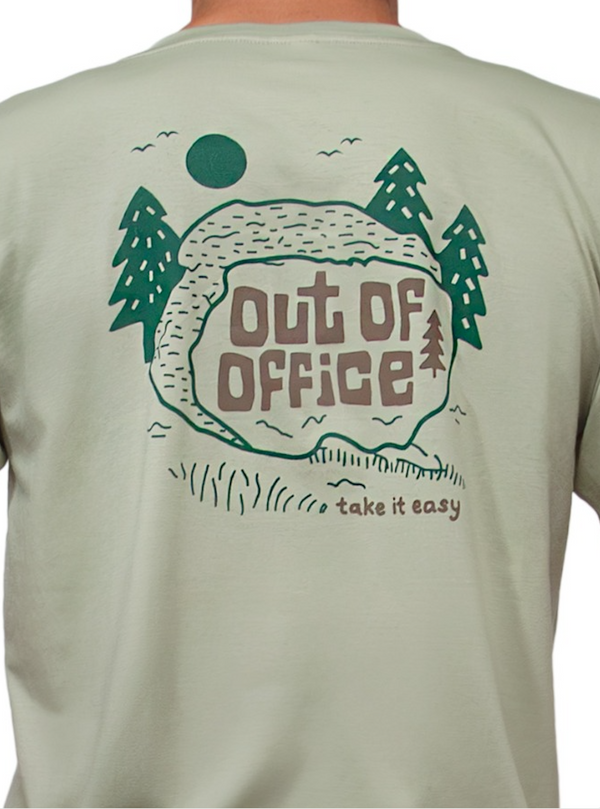 Polera V11 Verde ⚡ Out Of Office