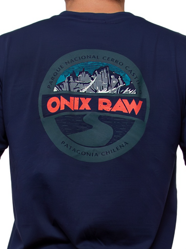 Polera V11 Azul Cerro Castillo