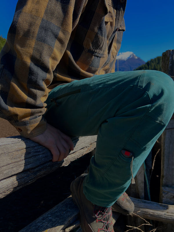 Pantalón Icaro verde esmeralda